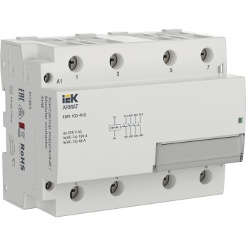 Контактор модульный IEK ARMAT KMR 100А 230В AC 4НО