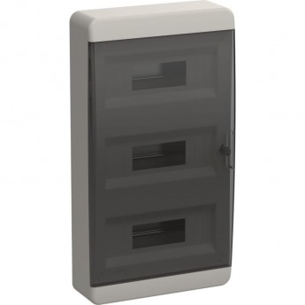 Корпус пластиковый IEK TEKFOR ЩРН-П-36 IP41 черная прозрачная дверь TF5-KP12-N-36-41-K01-K03
