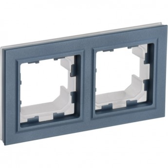 Рамка 2-местная IEK BRITE IP44 РУ-2-БрМ-44 маренго - BR-M22-44-K35 Рамка 2-местная IEK BRITE IP44 РУ-2-БрМ-44 маренго - BR-M22-44-K35