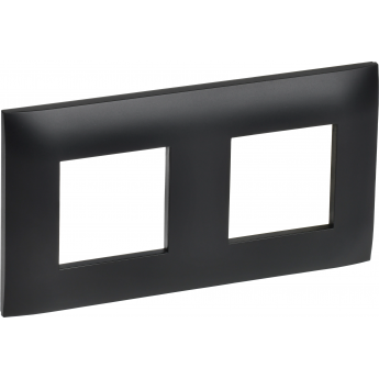 Рамка 2-местная IEK SKANDY SK-F02Bl черный Рамка 2-местная IEK SKANDY SK-F02Bl черный