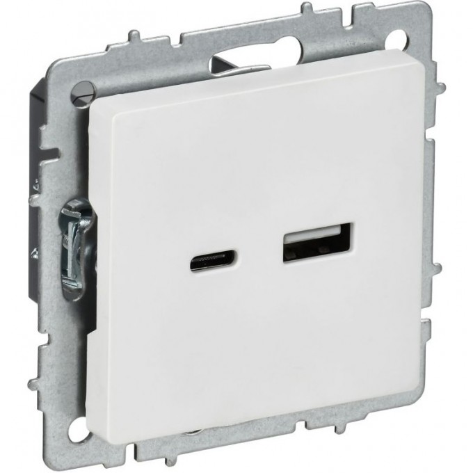 Розетка USB IEK BRITE BR-U22-018-K01 BR-U22-018-K91