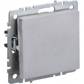 Выключатель 1-клавишный IEK BRITE 10А ВС10-1-0-БрА алюминий - BR-V10-0-10-K47 Выключатель 1-клавишный IEK BRITE 10А ВС10-1-0-БрА алюминий - BR-V10-0-10-K47