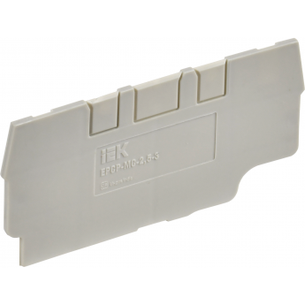 Заглушка IEK для CP-MC 3 вывода 2,5мм2 серая Заглушка IEK для CP-MC 3 вывода 2,5мм2 серая